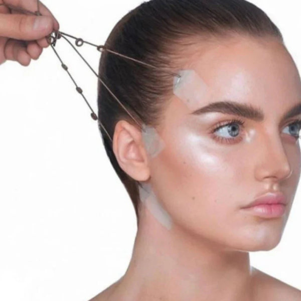 لصقات شد الوجه الفورية - ملامح أكثر نعومة وشباباً في ثوانٍ